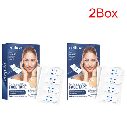 60/120pcs Anti Wrinkle Lifting Face Stickers Invisible Transparent Thin Face Patches Lift Tools Face Anti Sagging Skin Adhesive