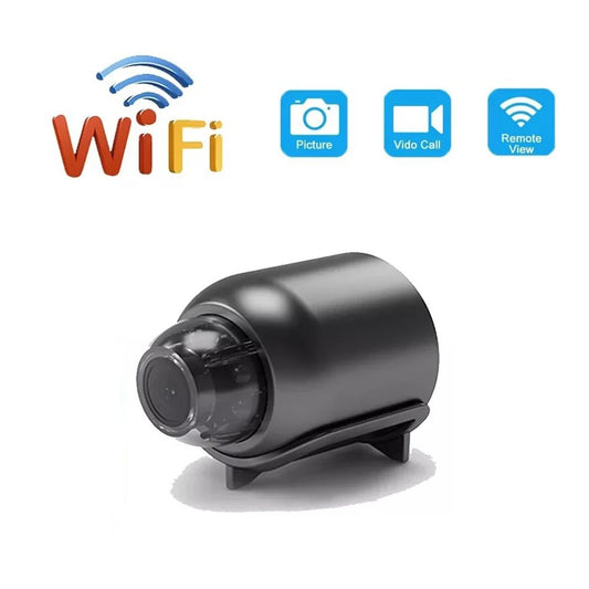 720P Mini WiFi Camera Included Sound Detector App Control for Home Office Micro USB Baby Monitor Take Screenshots Record Videos