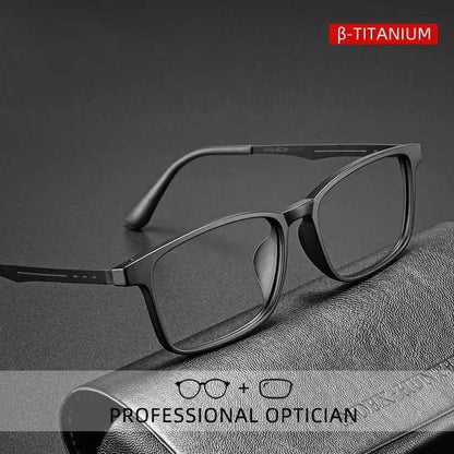 High Quality UltraLight Titanium Alloy Anti Blue Ray Reading Glasses for Man Woman Hyperopia Presbyopia Glasses +100 +200 +250 - MarvelouStoree