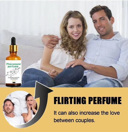 Pheromone Perfume for Sexual Flirting Essential Oil Long Lasting Fragrance for Men and Women