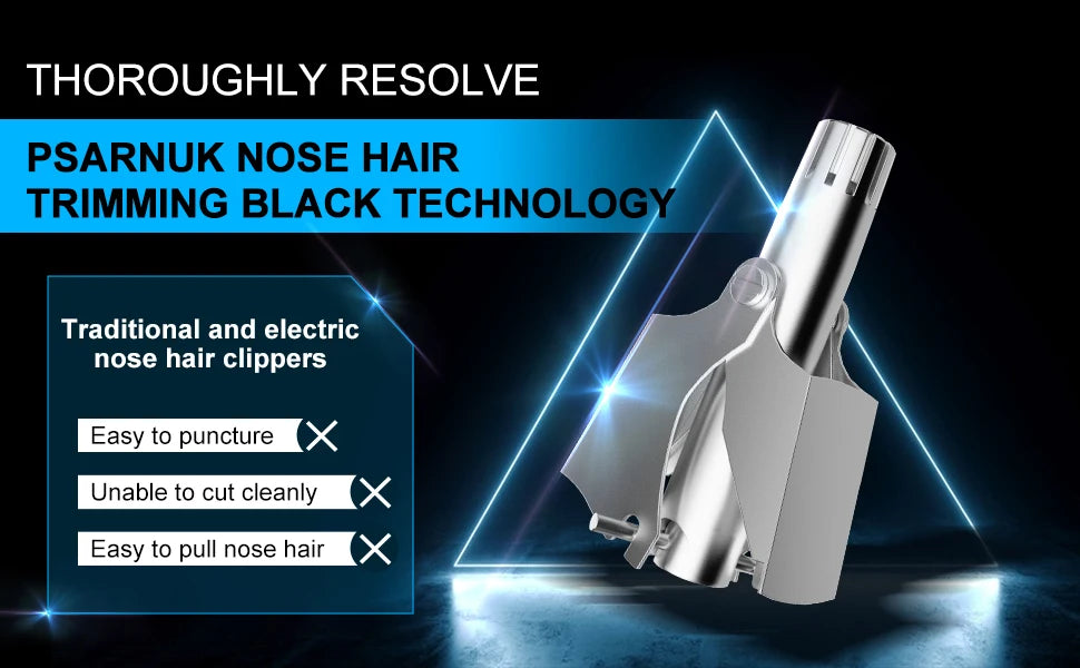 Nose Hair Trimmer For Men And Women With No Noise Washable Manual Nasal Hair Trimmer триммер для носа aparador de pêlos do nariz