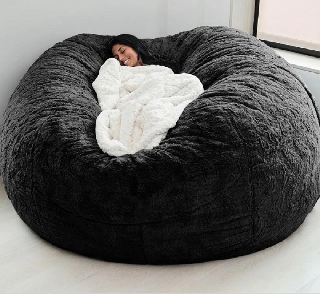 Beanbag Artificial Fur Bean Bag Bean Sofa Can Source Factory Direct Sales