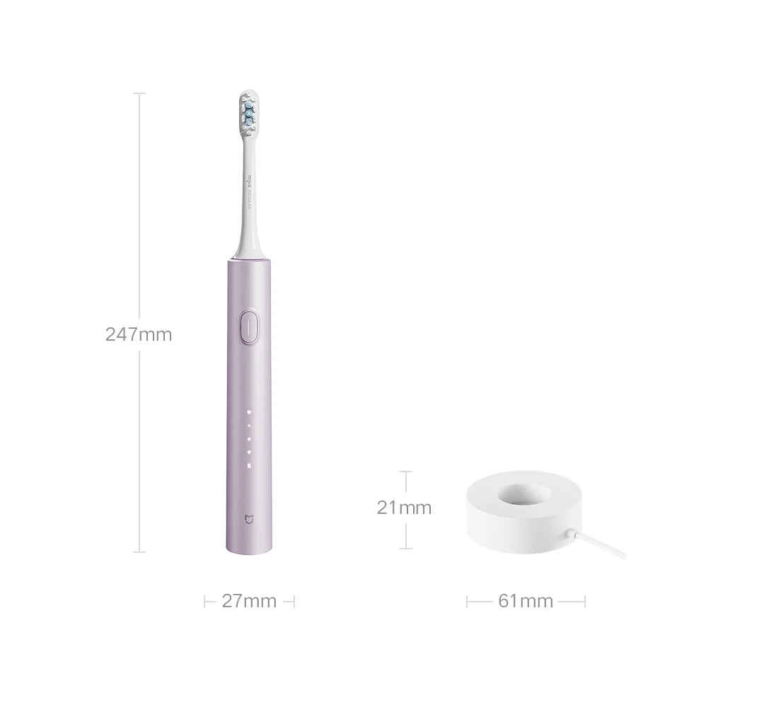 XIAOMI MIJIA Electric Sonic Toothbrush T302 USB Charge Rechargeable For Adult Waterproof Electronic Whitening Teeth Tooth Brush