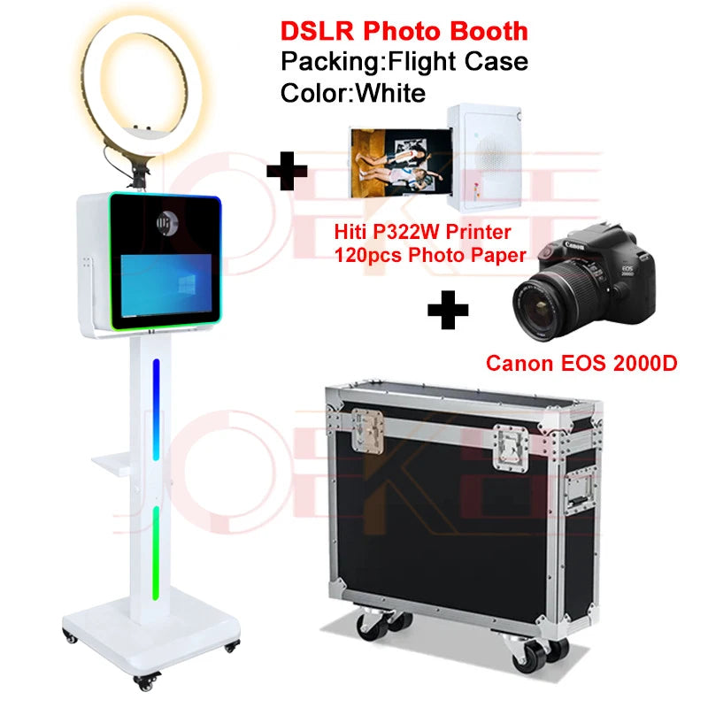 New 15.6 inch Touch Screen Mirror Photo Booth Shell Camera Portable Selfie Machine DSLR Photo Booth For Partys Events Weddings