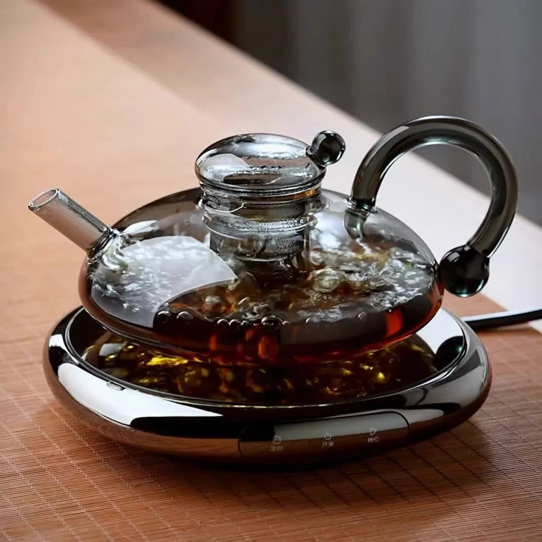 High Borosilicate Glass Teapot Set English Tea Set Heat-resistant Glass Household Scandinavian Style Brewing Teapot