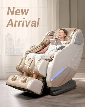 Massage Chair Recliner with Smart Acupoint Scanning, Thai Stretch, Zero Gravity, Blue