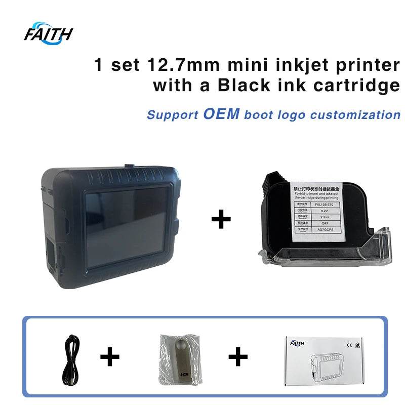 Faith 25 languages handheld small portable thermal mini printer logo imprimidora portatil Printable мини принтер with cartridge - MarvelouStoree