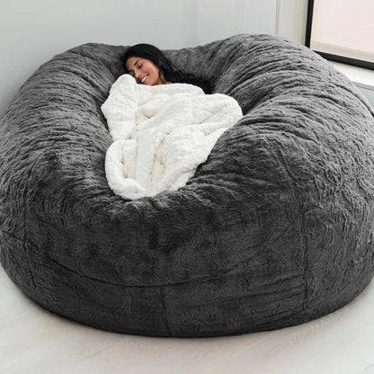 Beanbag Artificial Fur Bean Bag Bean Sofa Can Source Factory Direct Sales