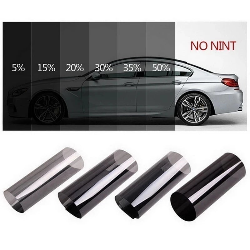 1 Roll 50cm X 3m 1/5/15/25/35 Percent VLT Window Tint Film Glass Sticker Sun Shade Film for Car  UV Protector foils Sticker Film