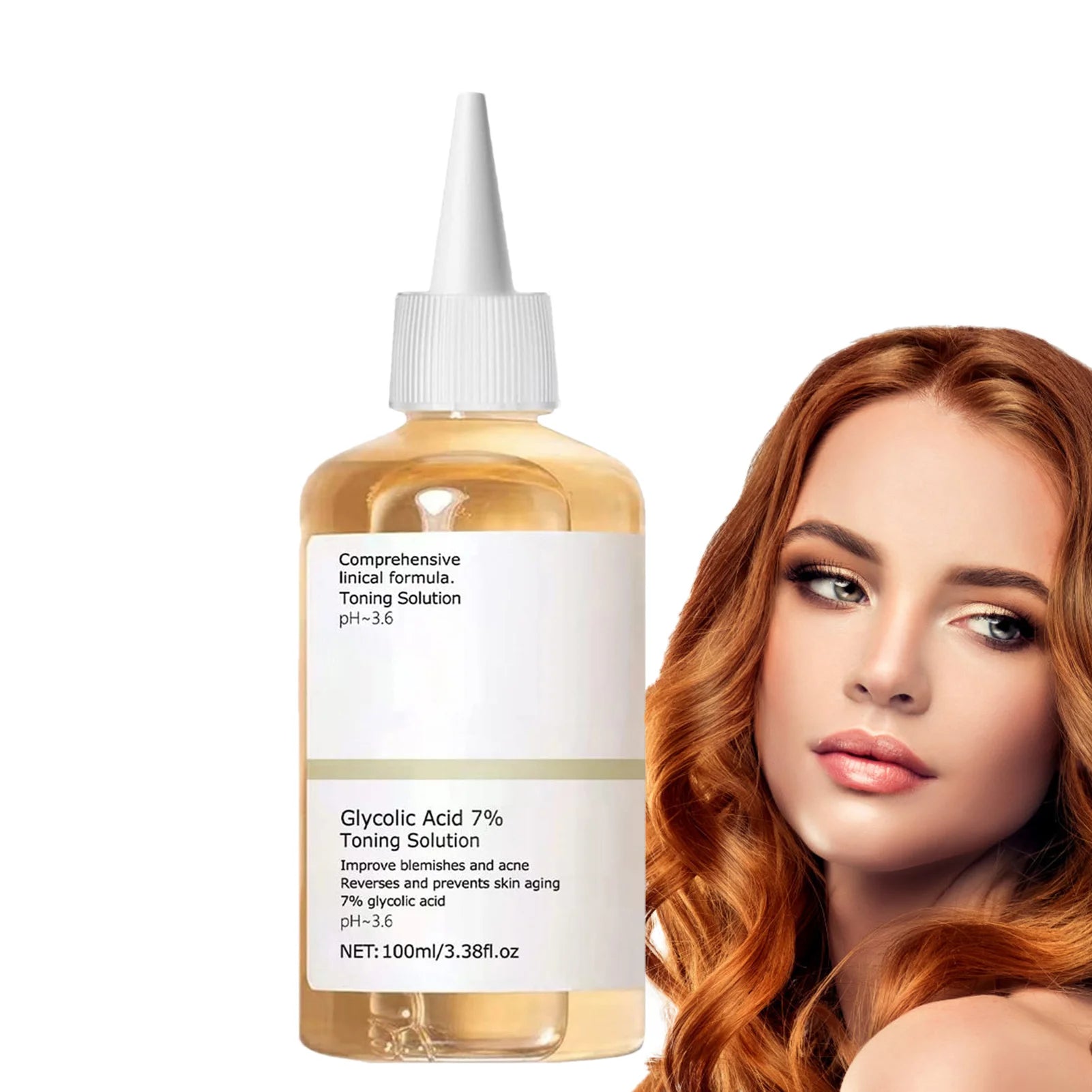 Glycolic Acid 7% Toning Solution Ordinary Acne Remover Lifting Firming Wrinkles Glowing Facial Skin Care Glycolic Acid Toner