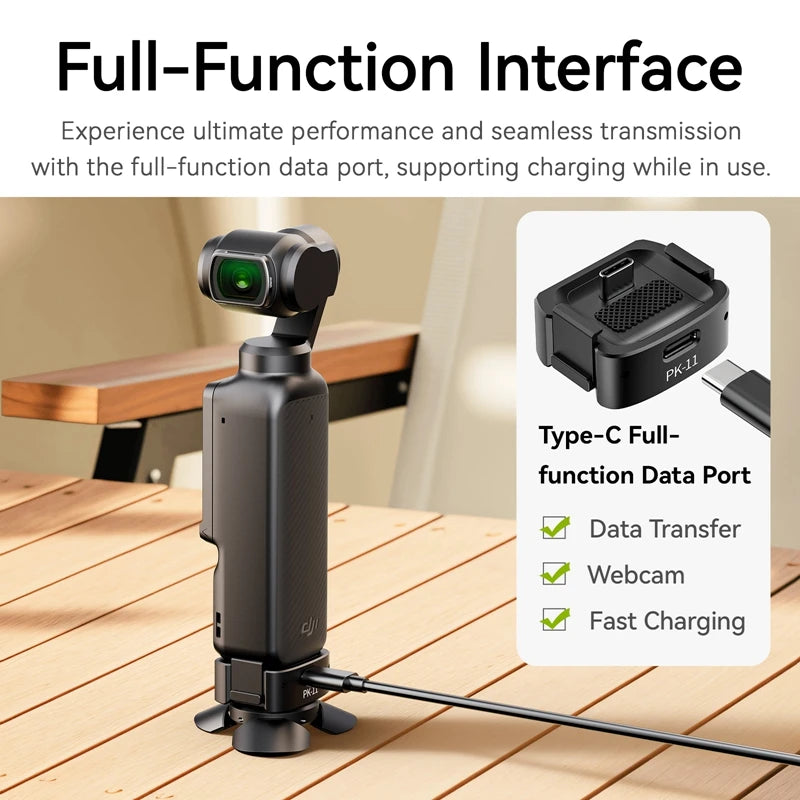 Ulanzi PK-08|PK-11 Pocket 3 Mini Tripod Kit Built for DJI Osmo Pocket 3 for Travel Vlog Video Recording