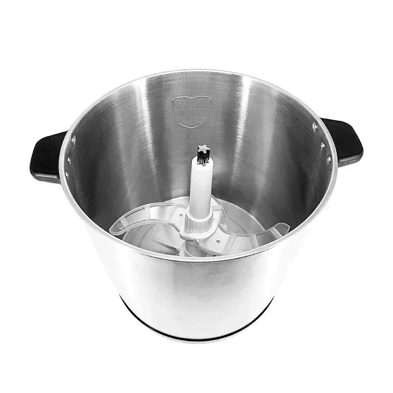 12L Metal Fufu Machine Household Kitchen Food Mixer Vegetable Foufou Fruit Blender Mixing Tool EU UK Plug Large Capacity