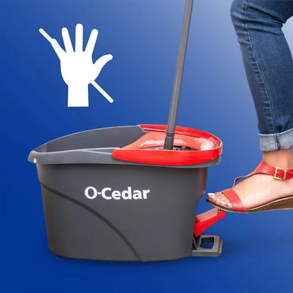 O-Cedar EasyWring Spin Mop and Bucket System