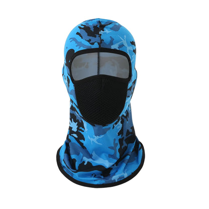 Men's Cycling Cap Balaklava Riding Mesh Breathable Full Face Cover Outdoor Hiking Camping Hunting Cap Sun Protection Mask Women