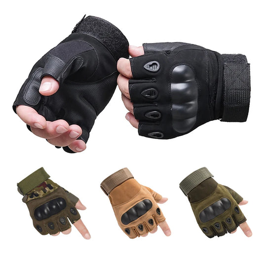 Half Finger Tactical Gloves Outdoor Men's Military Gloves Hiking Motorcycle Cycling Sports Glove Shooting Hunting Gloves