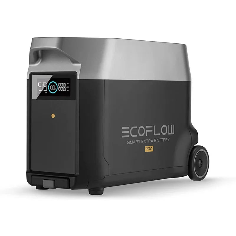 ECO FLOW DELTA Pro Smart Extra Battery, 3600Wh Capacity, Expand DELTA Pro up to 10.8KWh, Fast Charging