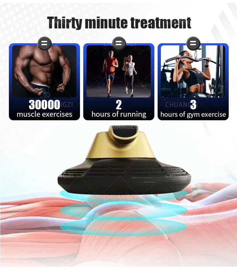 EMSzero 15Tesla 6500w NEO Body Slimming Nova Fat Burning Muscle EMS Sculpting Electromagnetic Stimulate Hiemt Pro Machine