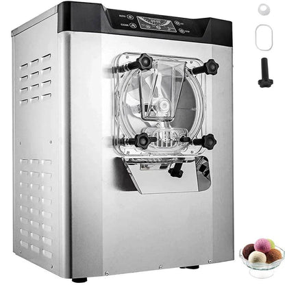 Commercial Ice Cream Machine 1400W 20/5.3 Gph Hard Serve Ice Cream Maker with LED Display Screen Auto Shut-Off Timer - MarvelouStoree