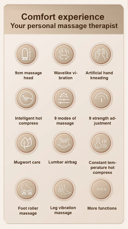 Home Massage Machine Hot Compress Multifunctional massage cushion Massage Machine Full Body Mattress