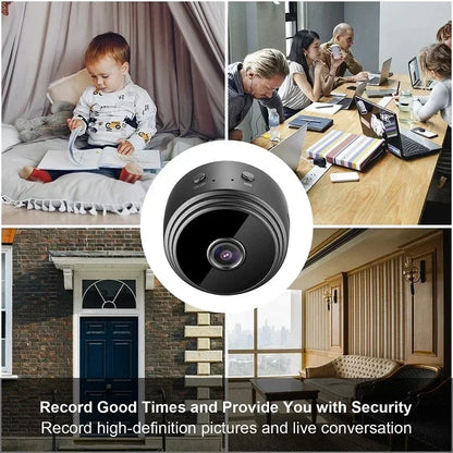 A9 WiFi Mini Camera HD Wireless Video Recorder Voice Recorder Security Monitoring Camera Smart Home For Infants And Pets