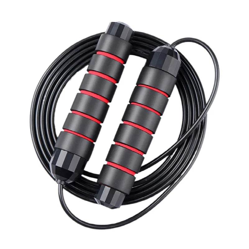 Jump Rope Tangle-Free Rapid Speed Jumping Rope Cable with Ball Bearings Steel Skipping Rope Gym Exercise Slim Body - MarvelouStoree