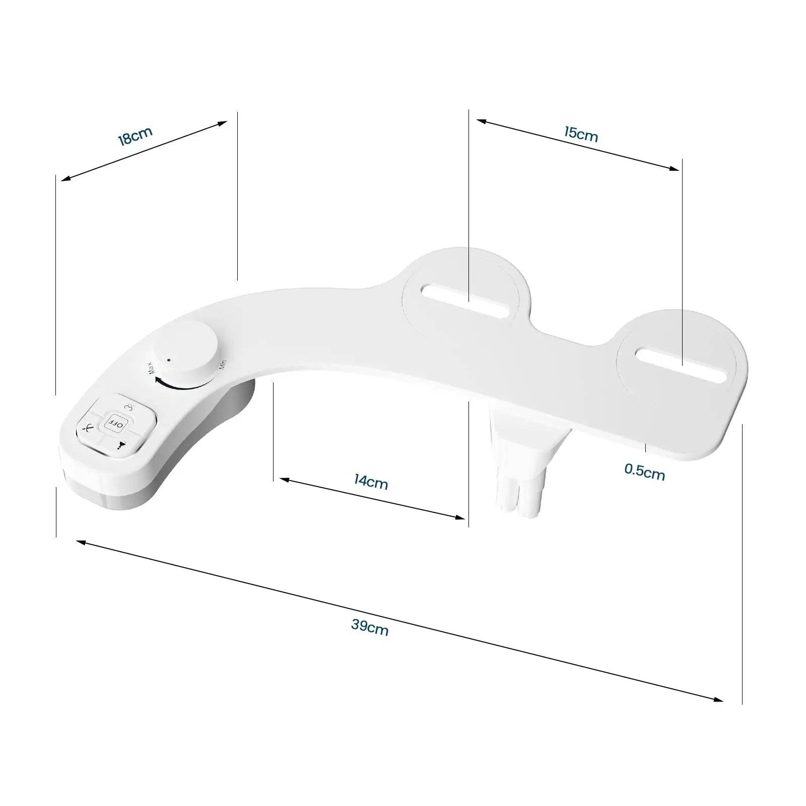 SAMODRA Non-Electric Bidet - Self Cleaning Dual Nozzle (Frontal and Rear Wash) Water Bidet Toilet Seat Attachment - MarvelouStoree