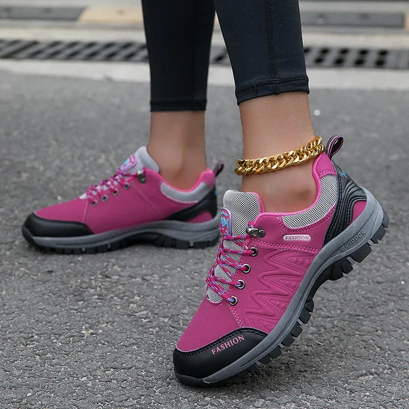 Women Hiking Shoes Outdoor Waterproof Sneakers Non Slip Walking Shoes Comfortable Footwear Climbing Boots Sports Shoes for Waman