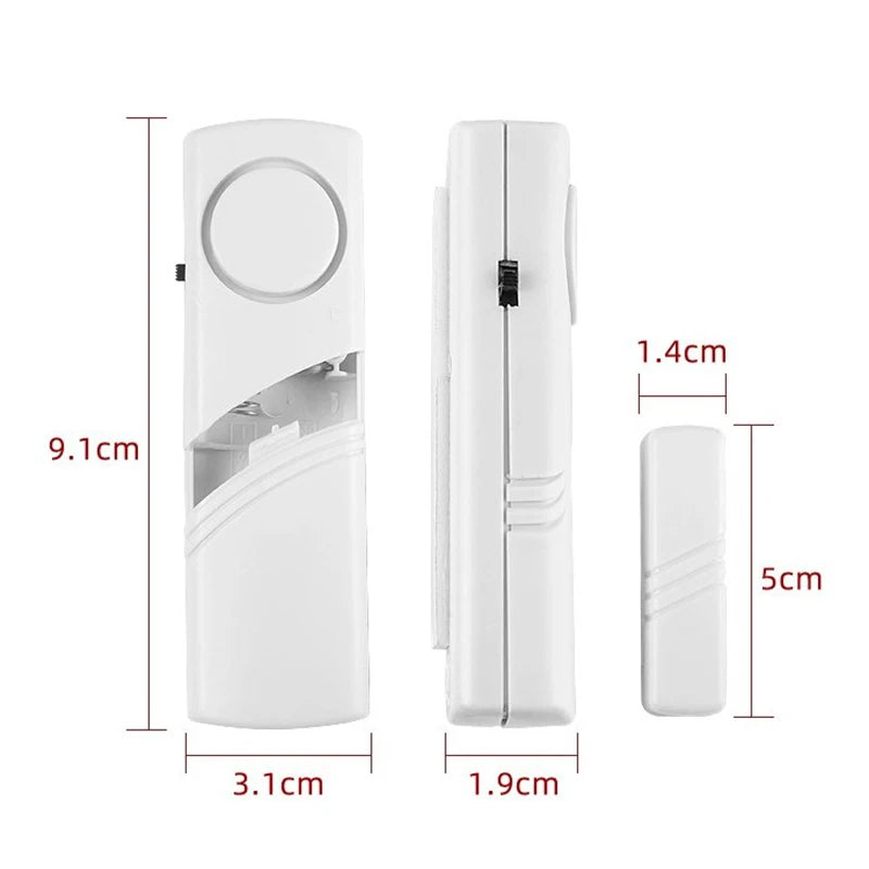 Independent Door Sensor Burglar Alarm Open Closed Magnetic Gap Window Alarm Detector Security Protection Wireless Alarm System