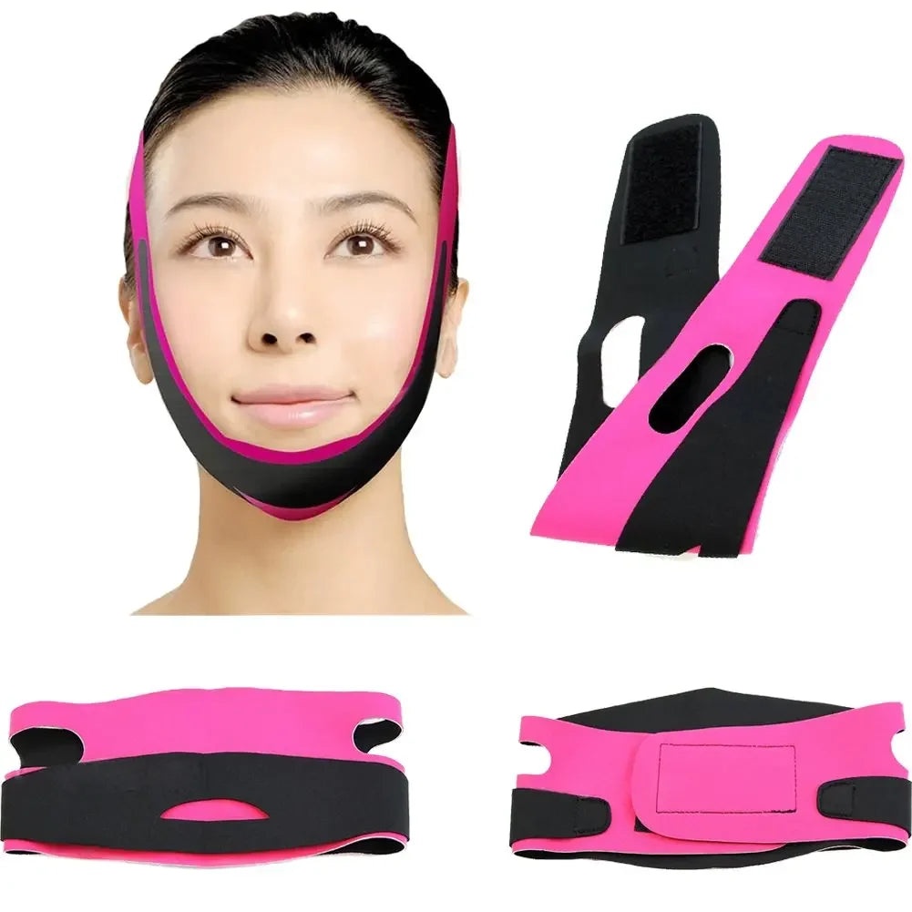 1pcs Face-Lift Reduce Double Chin Bandage Face V-Shaped Lift Up Belt Thin Neck Mask Sleeping Skin Care Wholesale