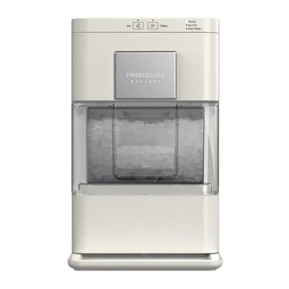 Ice Maker, Countertop Ice Machine with Transparent Window, Sonic Ice Maker with 44 lbs. Capacity, Auto Self Cl