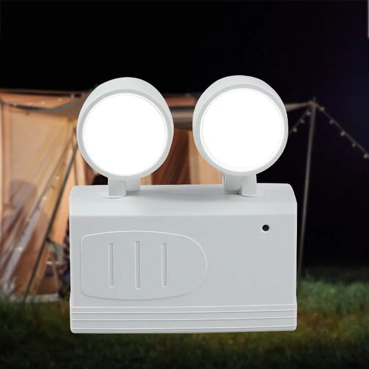 Rotatable Double Head Smart Emergency Light Portable LED Camping Lantern Rechargeable Outdoor Repair Lamps for Power Outage