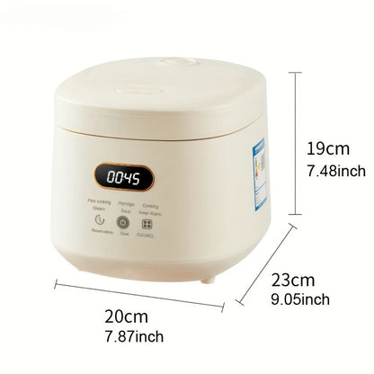 2L Electric Rice Cooker 1-3 People 110V 220V Multi Cooker Non-Stick Pot Smart Mechanical MultiCooker Steamed Rice Pot For Home