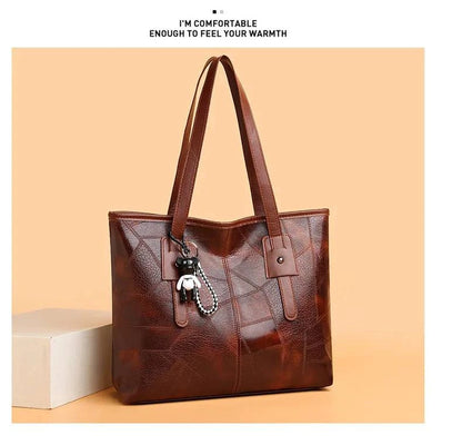 Korean Version Trendy Women's 2024 New Large Capacity Tote Bag with Horizontal Square Zipper Single Shoulder Handbag