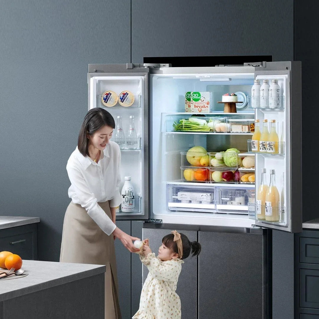 502L Smart Interactive Large Screen Smart Cross Refrigerator Four Door Refrigerator