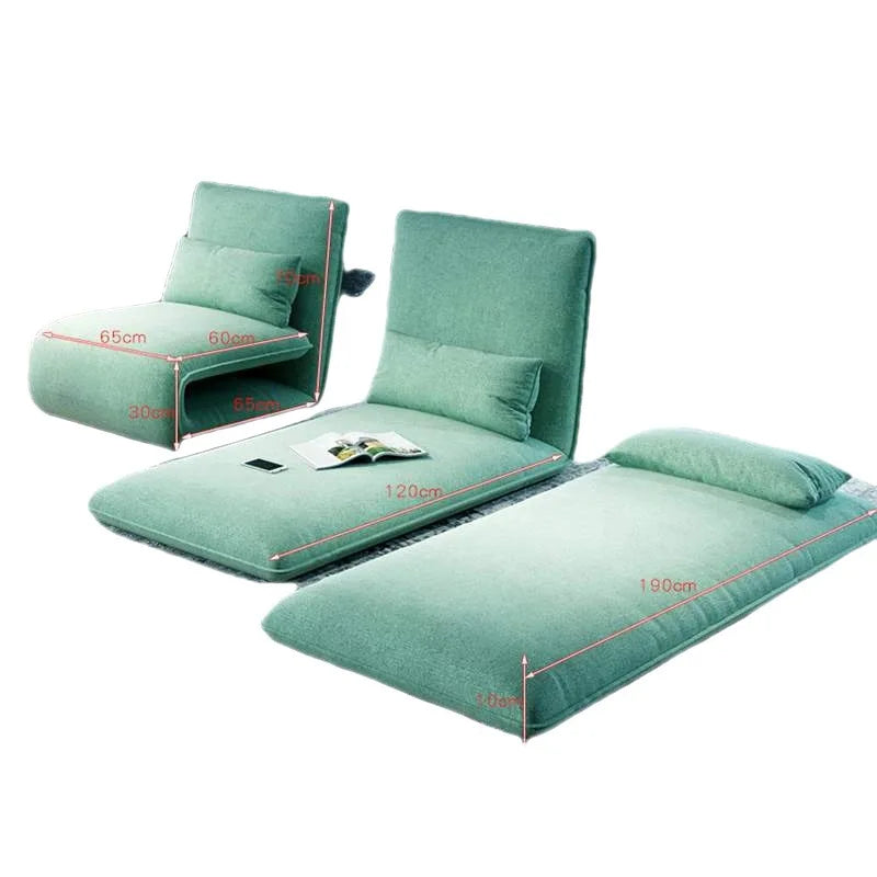 Lazy Sofa, Tatami, Folding Bed, Bedroom, Balcony, Bay Window, Lounge Chair, Leisure Small Sofa, Backrest Chairs Sofa Bed