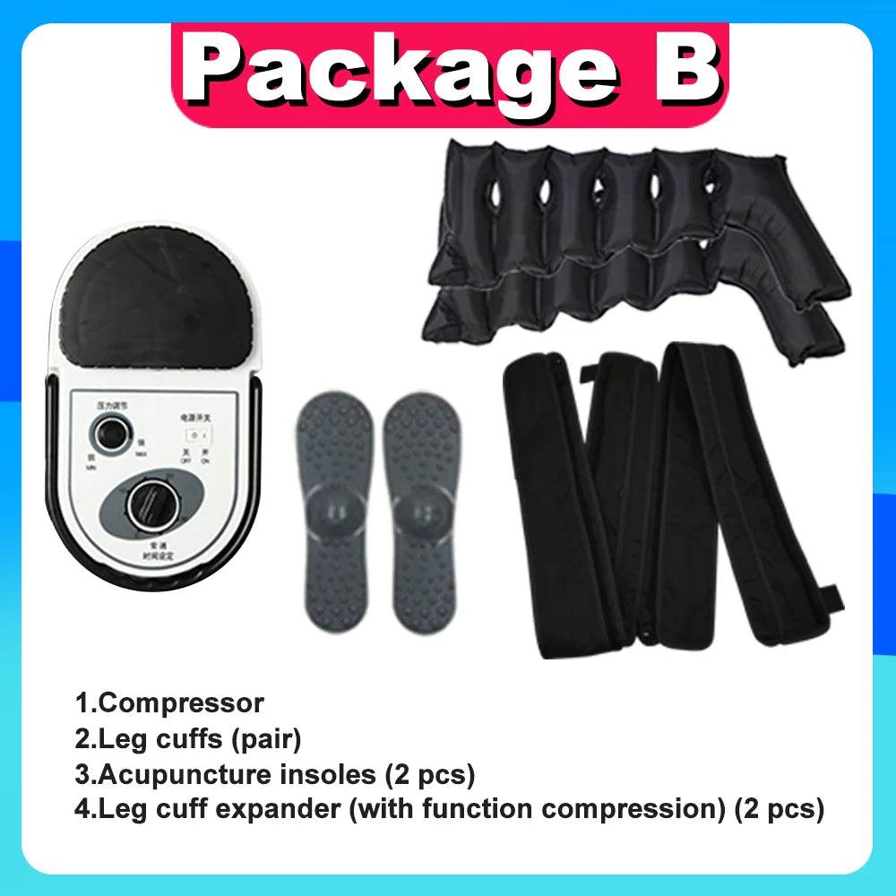 Thigh Air Compression Pressure Massager,Relieve Varicose Veins,Promote Blood Circulation,Relieve Thrombus,Leg Massager Machine - MarvelouStoree