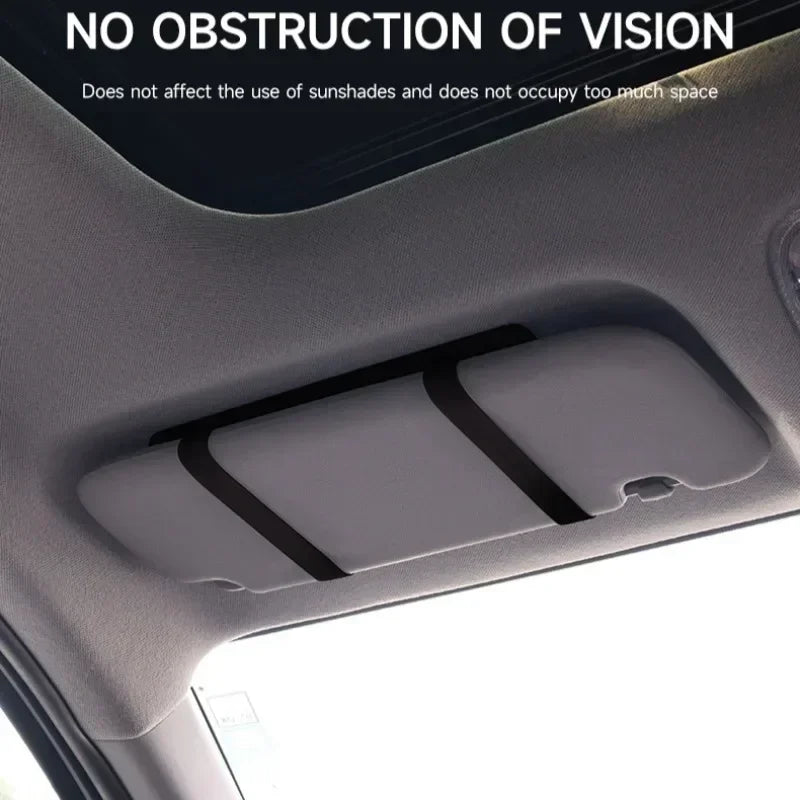 LED Light Mode Stepless Dimming Sun Visor Vanity Mirror Rechargeable Touch Sensor Vanity Mirror Convenient Car Vanity Mirror