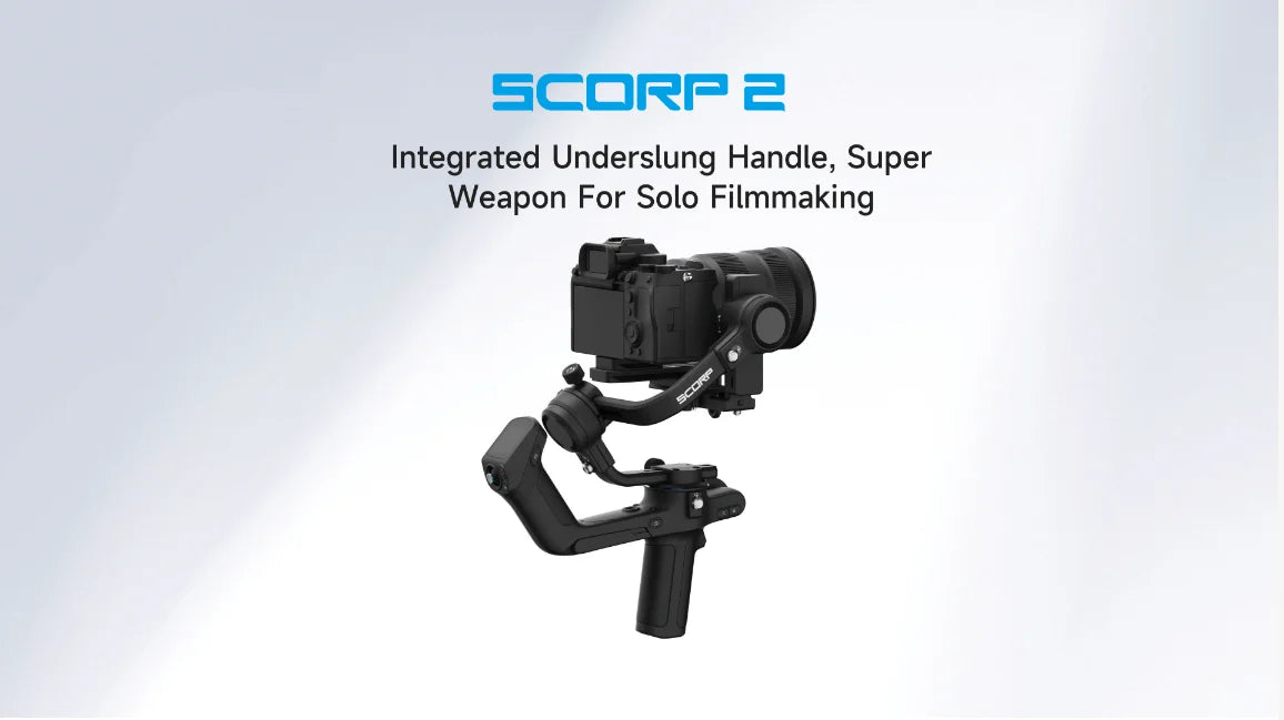 SCORP 2[Official]Camera Gimbal Stabilizer Built-in AI Tracker Upgrade Joystick Touch Screen for Mirrorless DSLR Camera