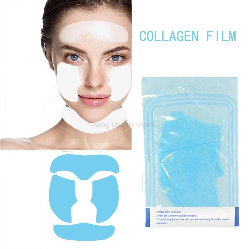 3/5Bags Highlevel Collagen Film Soluble Face Serum Mask Hydrolyzed Anti Aging Face Neck Mask Patches Lift Moisturizing Skin Care