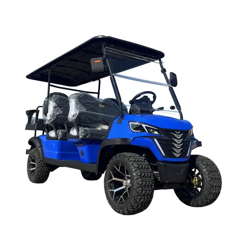 Brand New 6 Person Electric 4 Wheel Club Car Golf Cart For Sale 4 Seaters Golf Car Available with 14 inch off-road Al wheel - MarvelouStoree