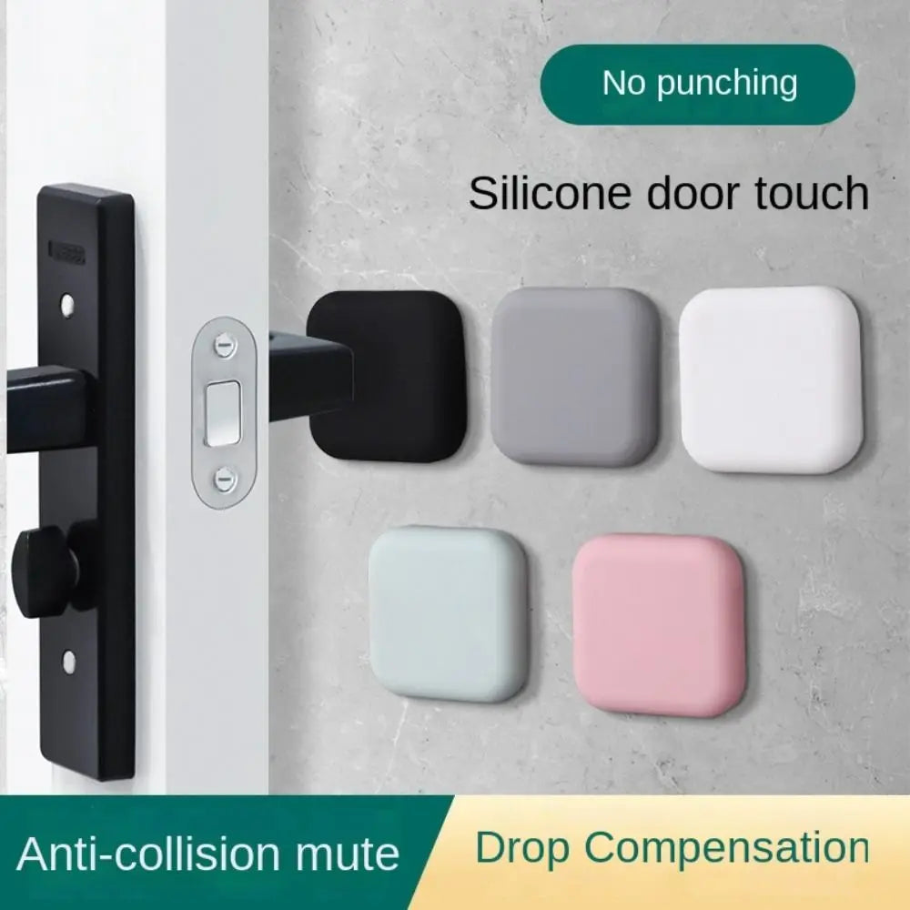 Wall Protector Door Crash Pad Minimalist Anti-collision Silicone Door Stopper Mute Buffer Door Handle Bumper Floor