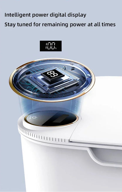 18L Smart Sensor Trash Bin Smart Sensing Trash Can with Display Type-C Recharging Automatic Wastebin Kitchen Toilet Wastebasket