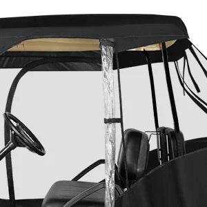 AQ10L0L Golf Cart 4 Passenger Driving Enclosure for Club Car DS,4-Sided Clear Window Rain Cover All Weather Waterproof Windproof - MarvelouStoree