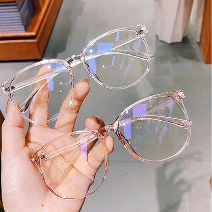 Anti Radiation Glasses for Women Retro Round Frame Fashion Eyeglasses