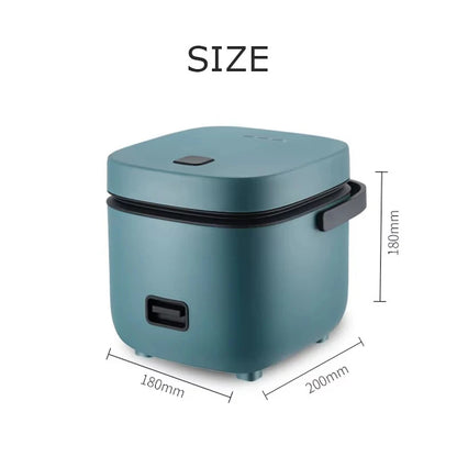 Mini Rice Cooker Automatic Household Kitchen Electric Cooking machine 1-2 People Food Warmer Steamer 1.2L Small Rice Cooker