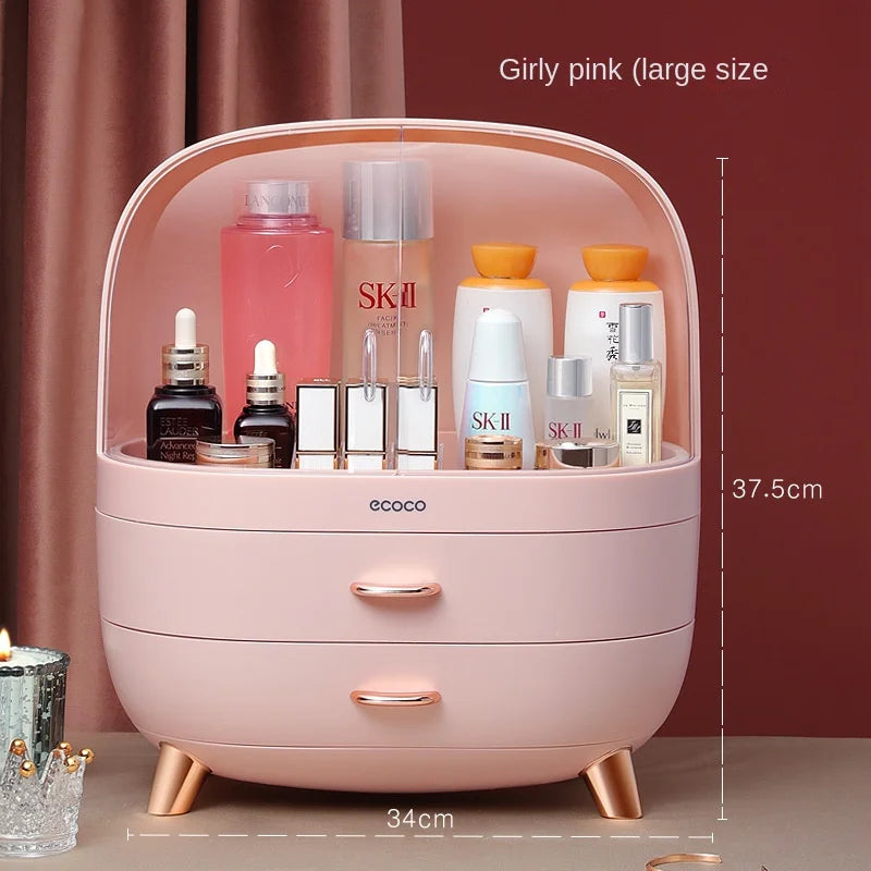 Makeup Container Polish Box Desktop Storage Organizer Makeup Drawer Large Box Cosmetic Capacity Storage Nail Jewelry