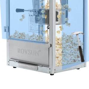 Popcorn Machine with 8 Ounce Kettle Makes Up to 32 Cups, Commercial Popcorn Machine Countertop Popcorn Maker w/Stainless - MarvelouStoree