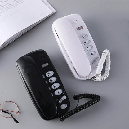 KXT-580 Big Button Corded Phone Telephones Landline Phone with Call Light Redial Support Wall Mount or Desk Phone