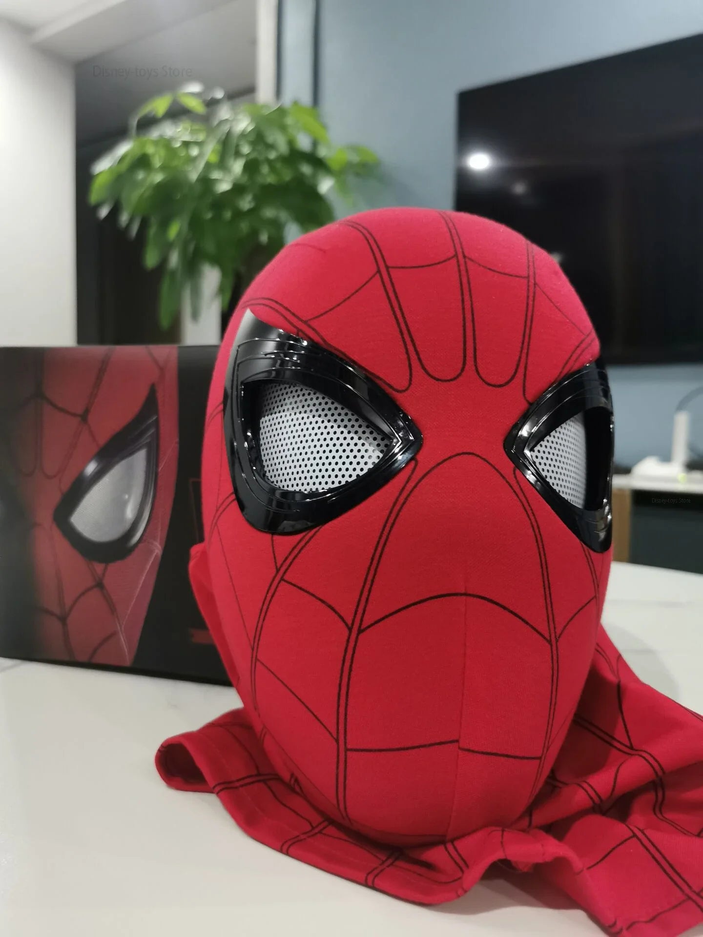 Spider Man Mobile Eye Electronic Spider Man Desktop Decoration Sculpture 1:1 Remote Control Adult and Children's Gift