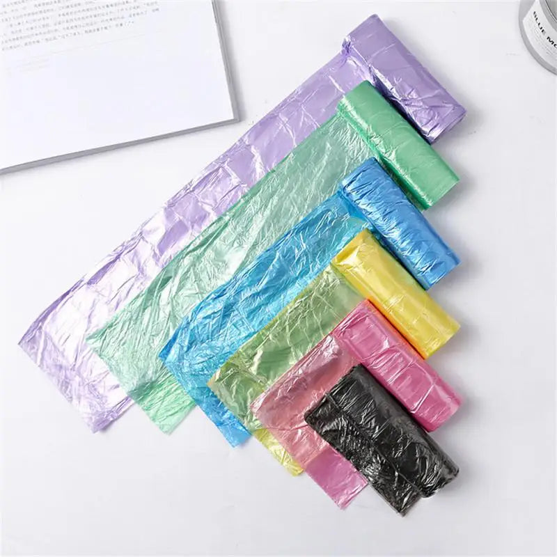 5 Rolls 1 Pack 100Pcs Household High Quality Disposable Trash Pouch Kitchen Storage Garbage Bags Cleaning Waste Bag Plastic Bag